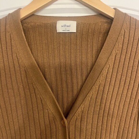 Wilfred ribbed fitted cardigan - Picture 2 of 4